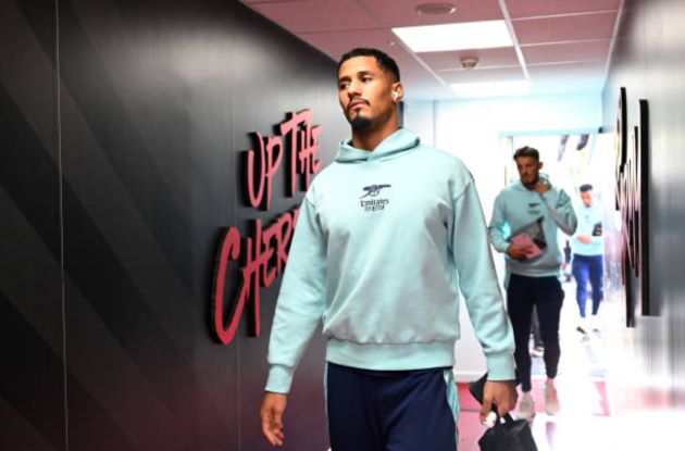 Saliba sẽ đá chính trận gặp Preston?